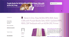 Desktop Screenshot of crrbooks.com