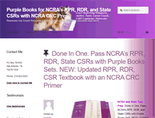 Tablet Screenshot of crrbooks.com